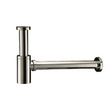 UNIFORMA SIFON VOOR WASTAFEL EN FONTEIN - GEBORSTELD RVS