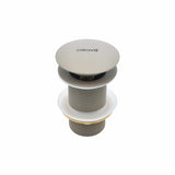 CREAVIT AFVOERPLUG - CLICK WASTE 5/4" - MET OVERLOOP - MAT CAPPUCCINO