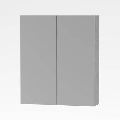 ALONI SALLY SPIEGELKAST, 2 DEUREN (60X70CM) - KLEUR ALUMINIUM
