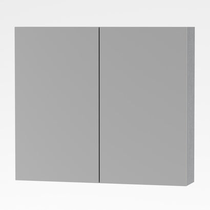 ALONI SALLY SPIEGELKAST, 2 DEUREN (80X70CM) - KLEUR ALUMINIUM